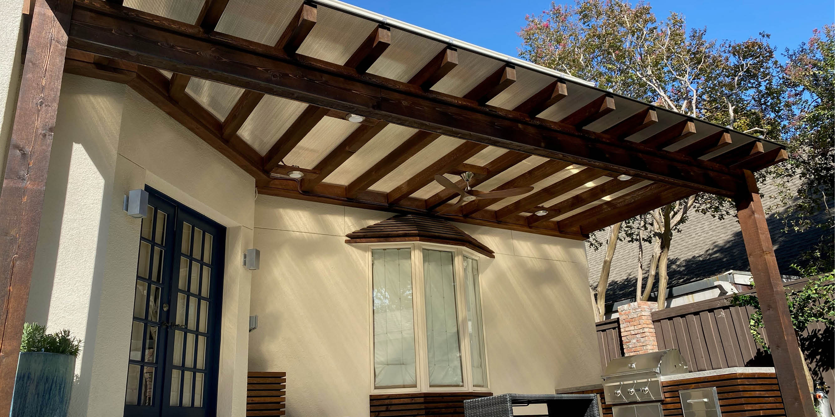 Hercules SkyPoly Multiwall System Pergola Cover - Protected Polycarbonate UV